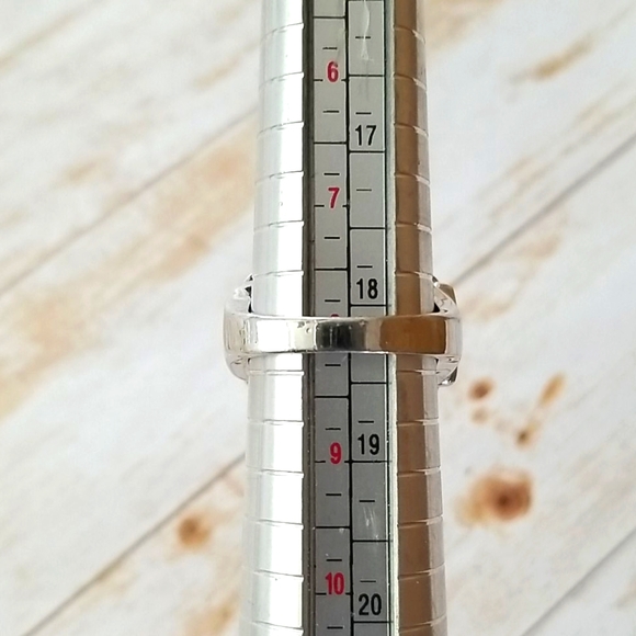 NWT Silver Tone and Black Crystal Rhinestone Belt Buckle Ring SZ 8 - Picture 14 of 16